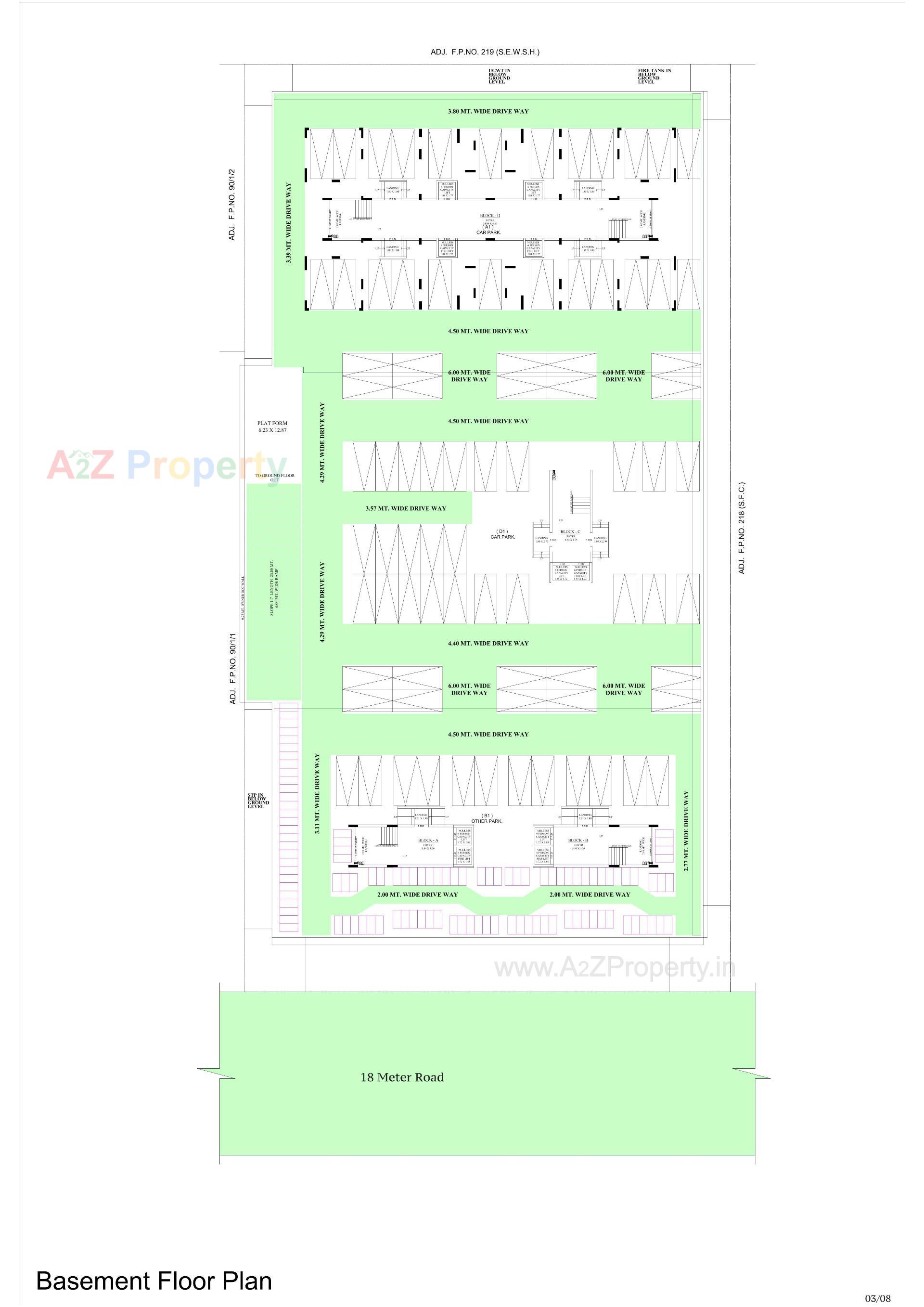 Layout of real estate project Radhe Greens located at Ramol, Ahmedabad, Gujarat