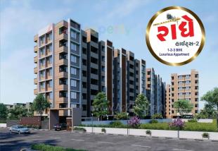 Elevation of real estate project Radhe Heights located at Vinzol, Ahmedabad, Gujarat