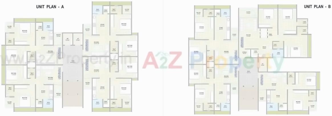 Layout of real estate project Radhe Heights located at Vinzol, Ahmedabad, Gujarat