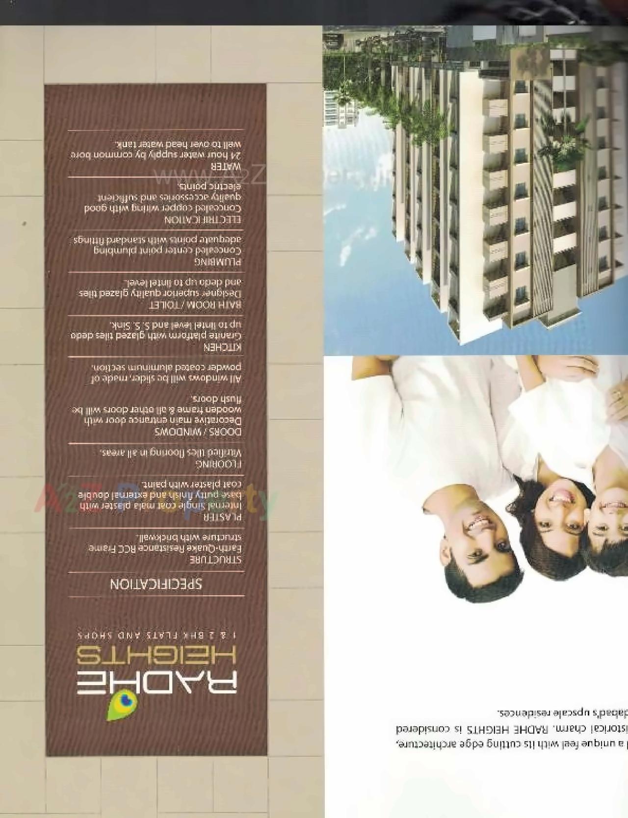  of real estate project Radhe Heights located at Vastral, Ahmedabad, Gujarat