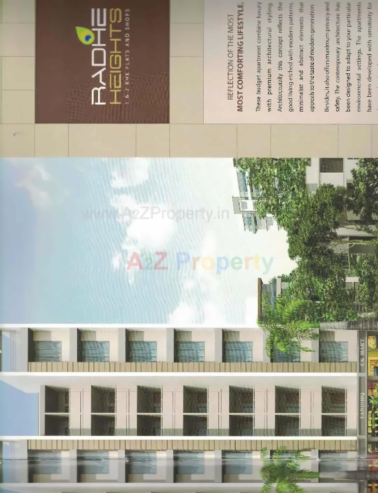  of real estate project Radhe Heights located at Vastral, Ahmedabad, Gujarat