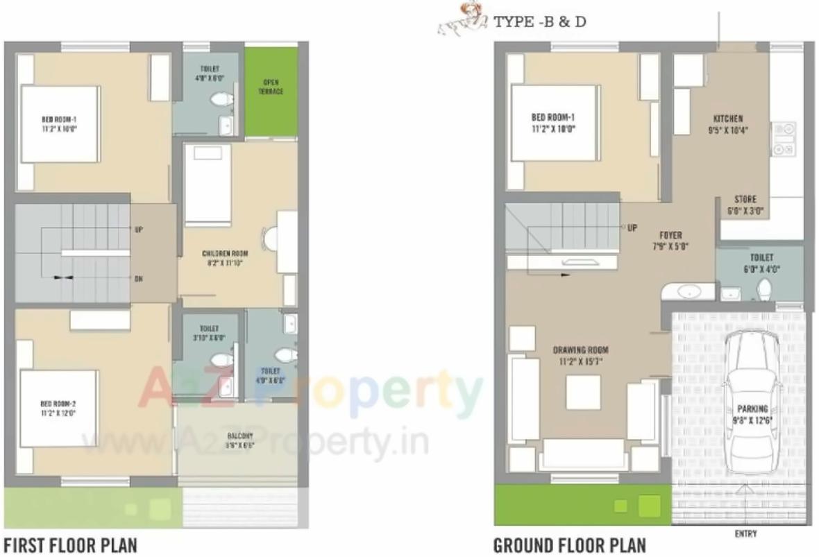 Layout of real estate project Radhe Homes located at Narol, Ahmedabad, Gujarat