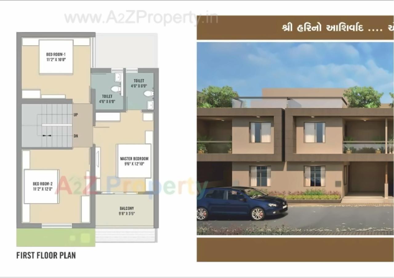 Layout of real estate project Radhe Homes located at Narol, Ahmedabad, Gujarat