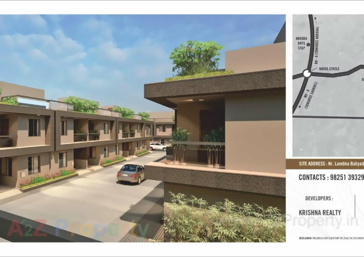 3D Elevation of real estate project Radhe Homes located at Narol, Ahmedabad, Gujarat