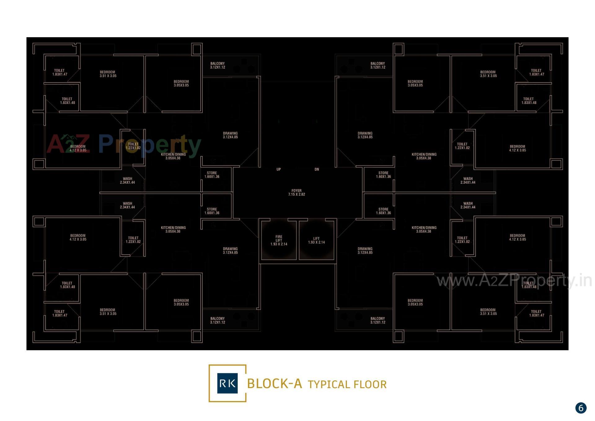  of real estate project Radhe Krishna Lake View located at Vastral, Ahmedabad, Gujarat