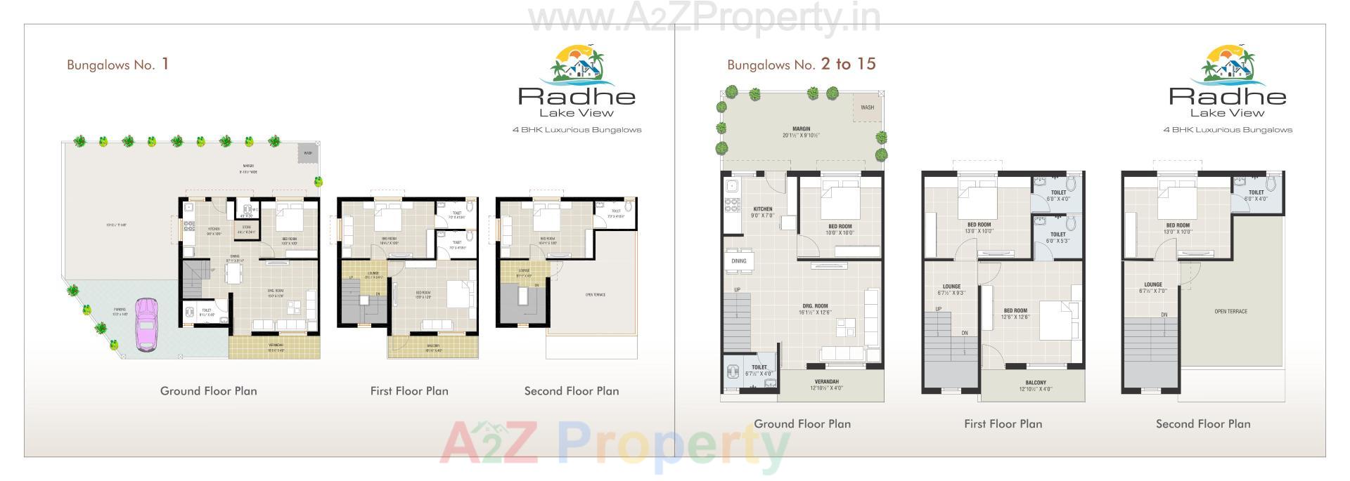 Layout of real estate project Radhe Lake View located at Hathijan, Ahmedabad, Gujarat