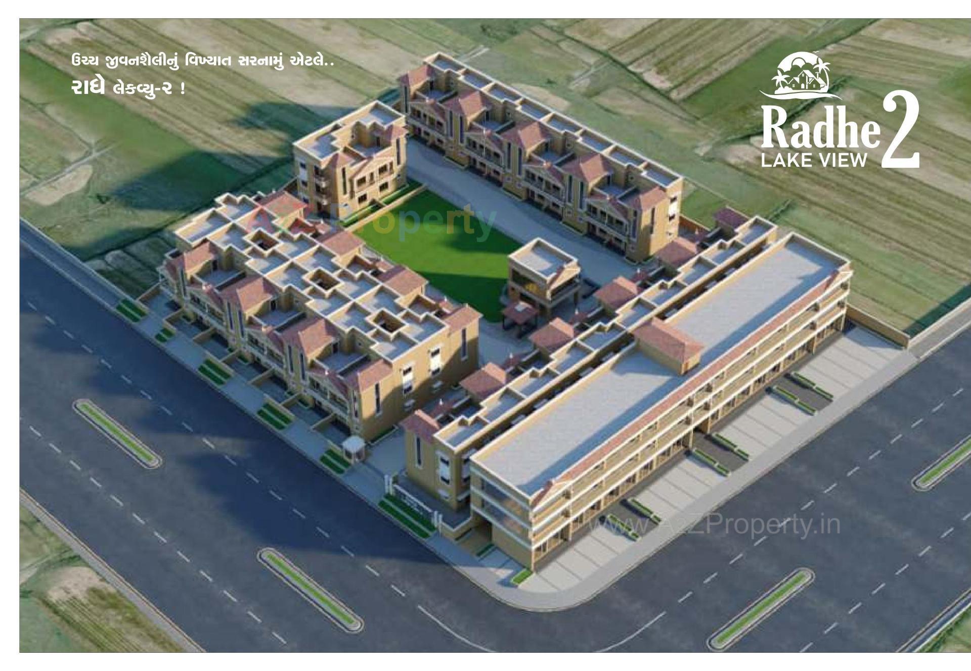 3D Elevation of real estate project Radhe Lakeview located at Hathijan, Ahmedabad, Gujarat