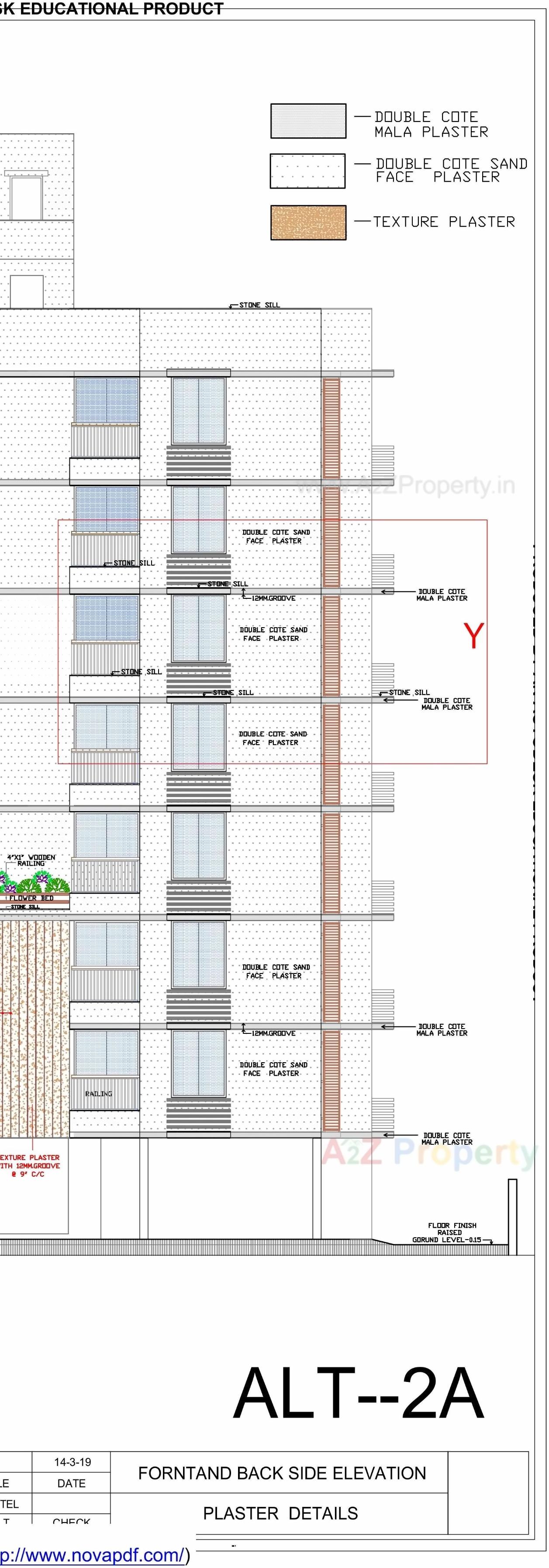Layout of real estate project Radhe Nandan located at Sanand, Ahmedabad, Gujarat