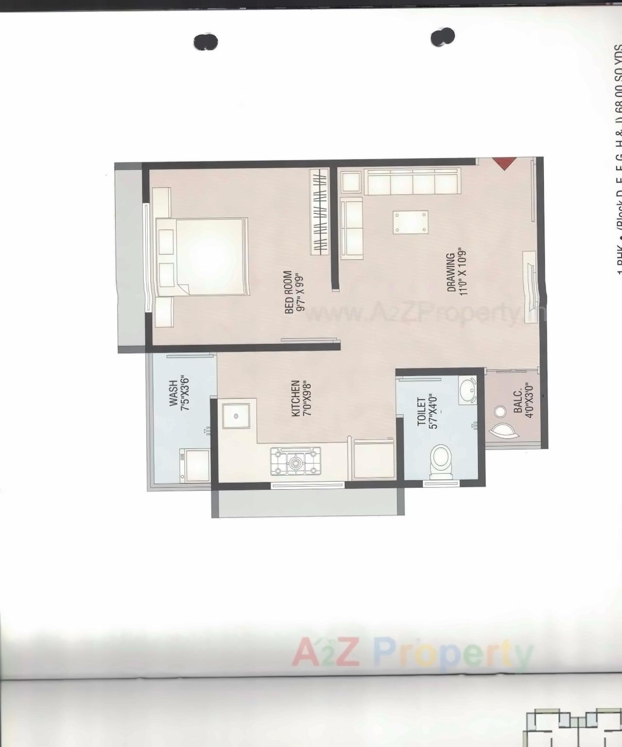 Layout of real estate project Radhe Om City located at Aslali, Ahmedabad, Gujarat