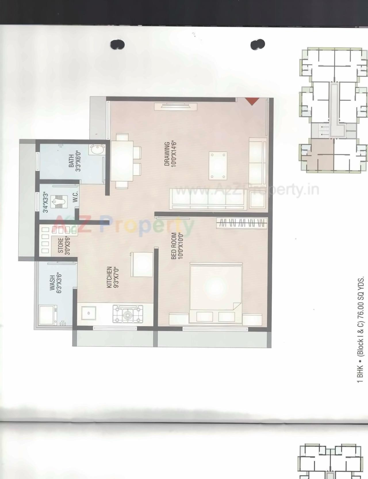 Layout of real estate project Radhe Om City located at Aslali, Ahmedabad, Gujarat