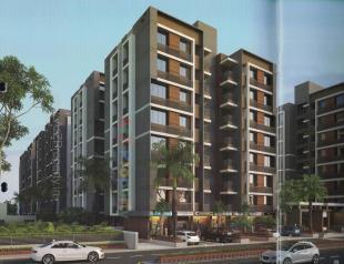 Elevation of real estate project Radhe Om City located at Aslali, Ahmedabad, Gujarat