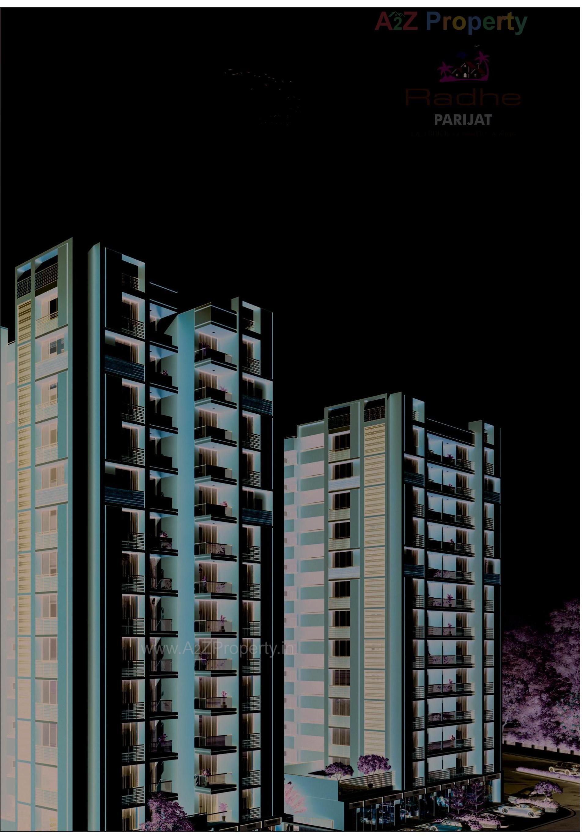3D Elevation of real estate project Radhe Parijat located at Ramol, Ahmedabad, Gujarat