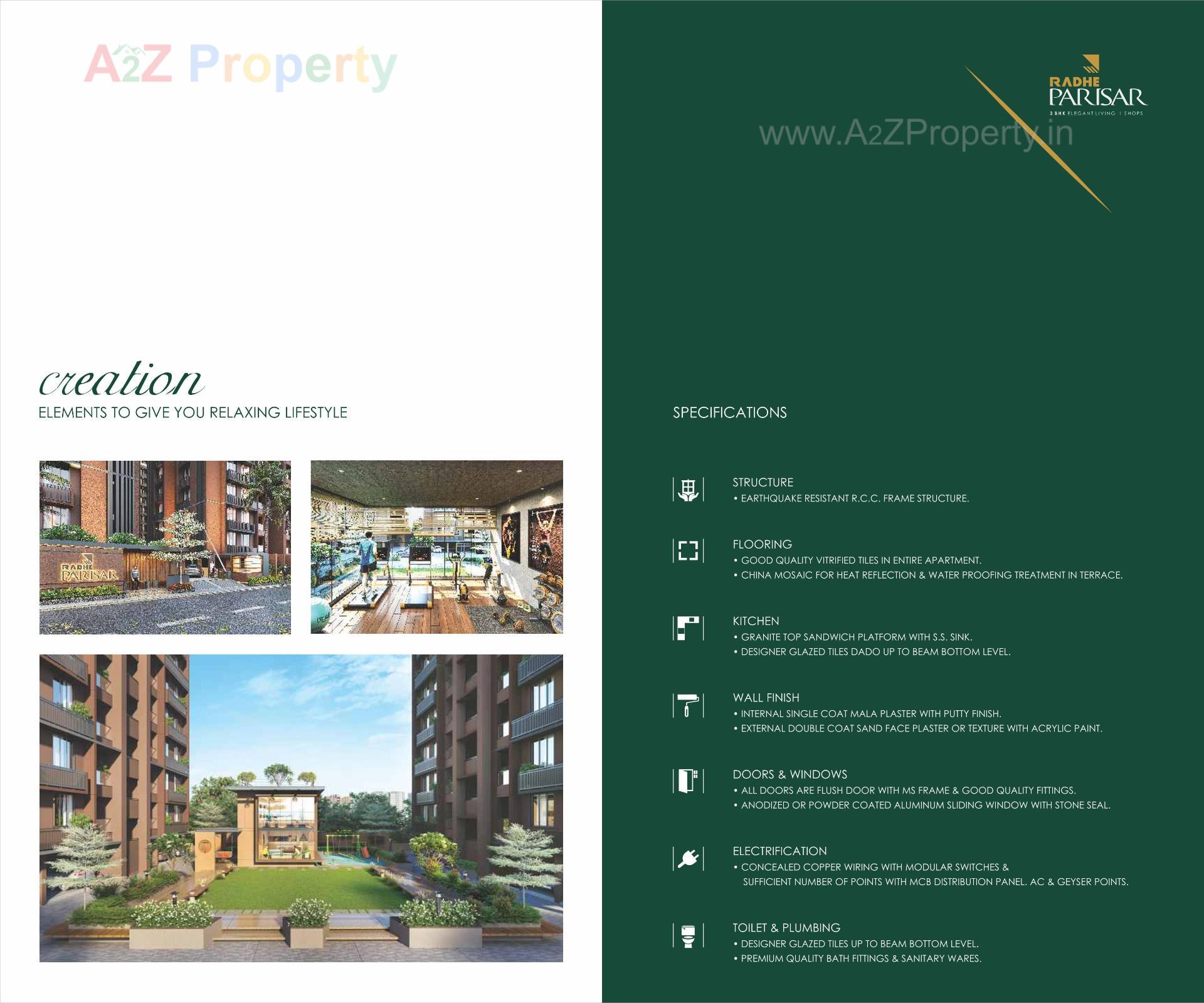  of real estate project Radhe Parisar located at Hathijan, Ahmedabad, Gujarat