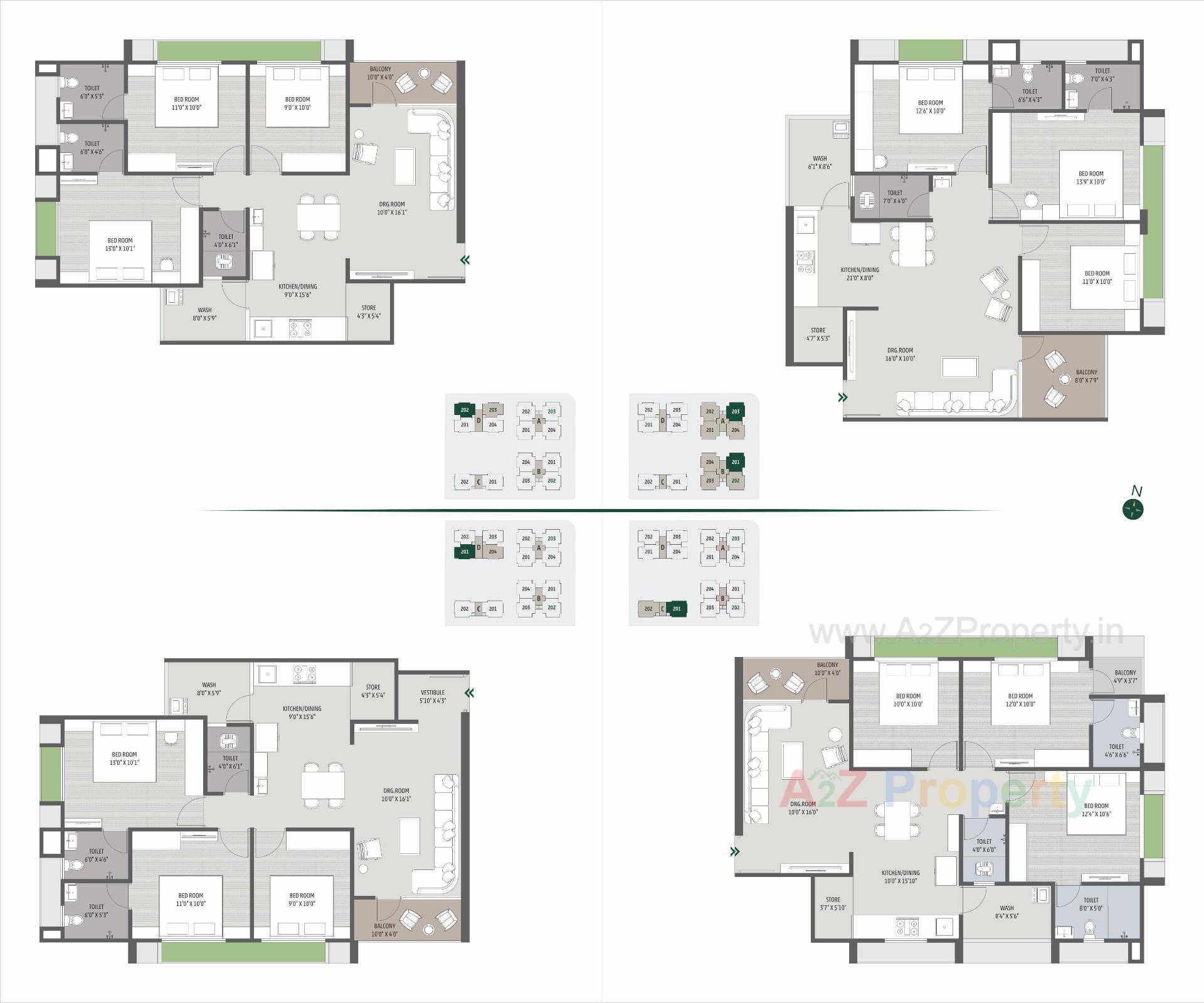 Layout of real estate project Radhe Parisar located at Hathijan, Ahmedabad, Gujarat