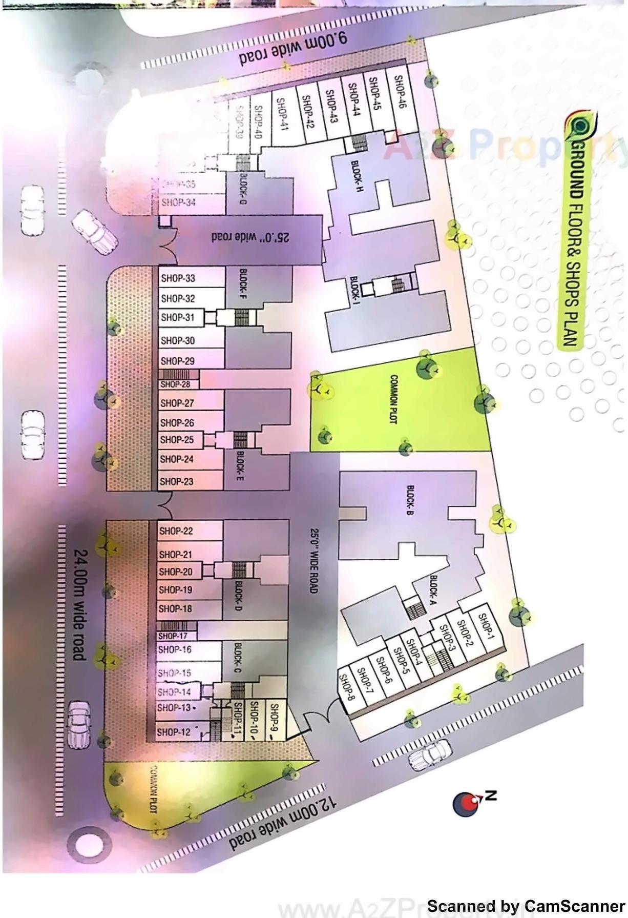 Layout of real estate project Radhe Swapna located at Sanand, Ahmedabad, Gujarat