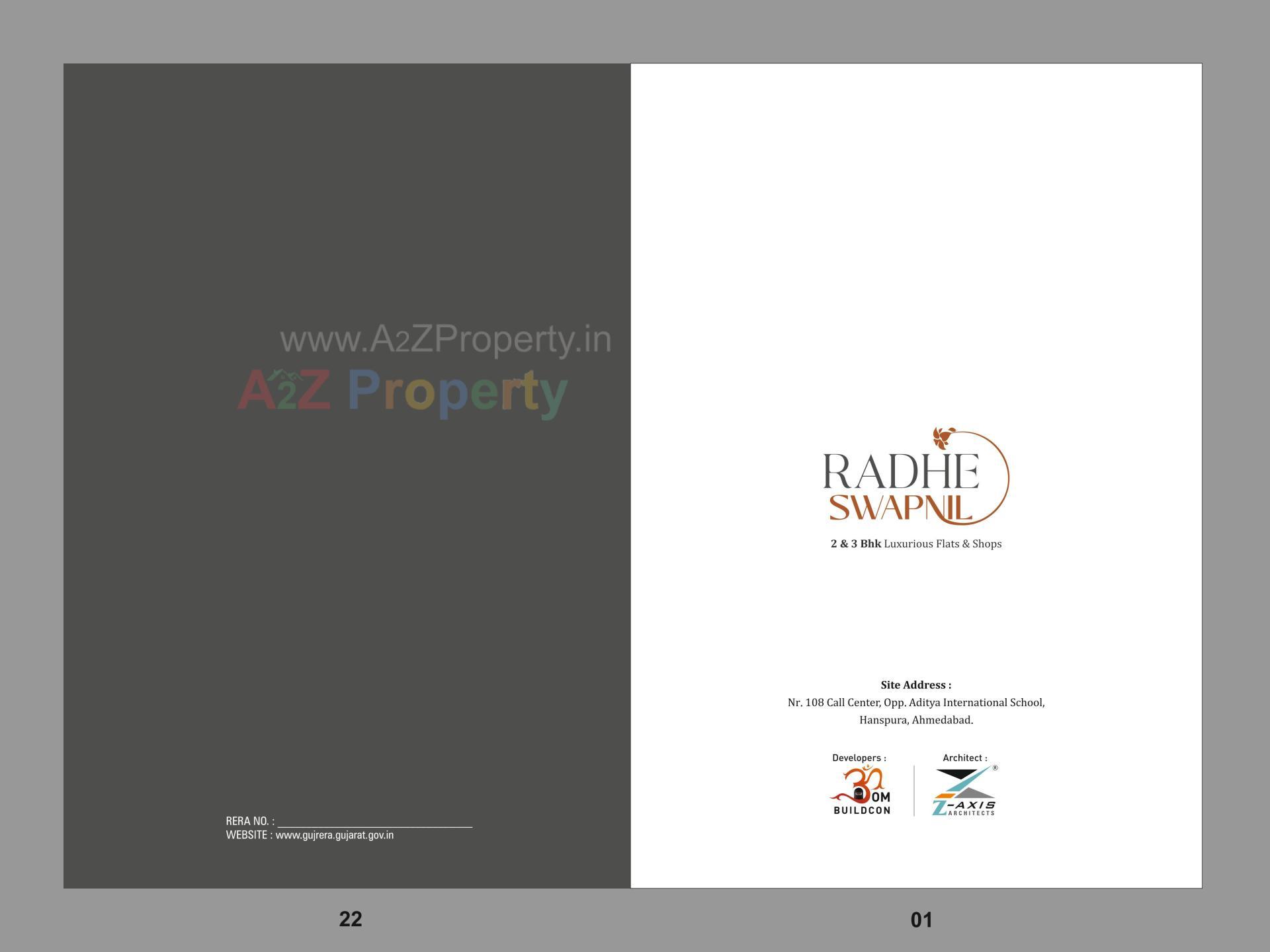  of real estate project Radhe Swapnil located at Hanspura, Ahmedabad, Gujarat