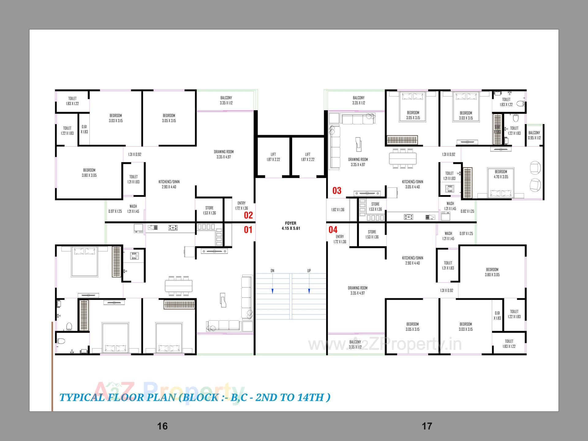 Layout of real estate project Radhe Swapnil located at Hanspura, Ahmedabad, Gujarat
