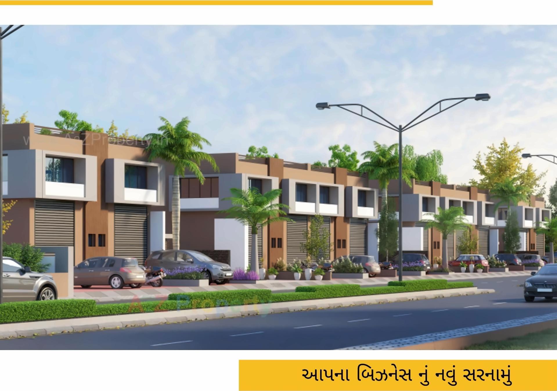 3D Elevation of real estate project Radhekrishna Industrial Estate located at Ahmedabad, Ahmedabad, Gujarat
