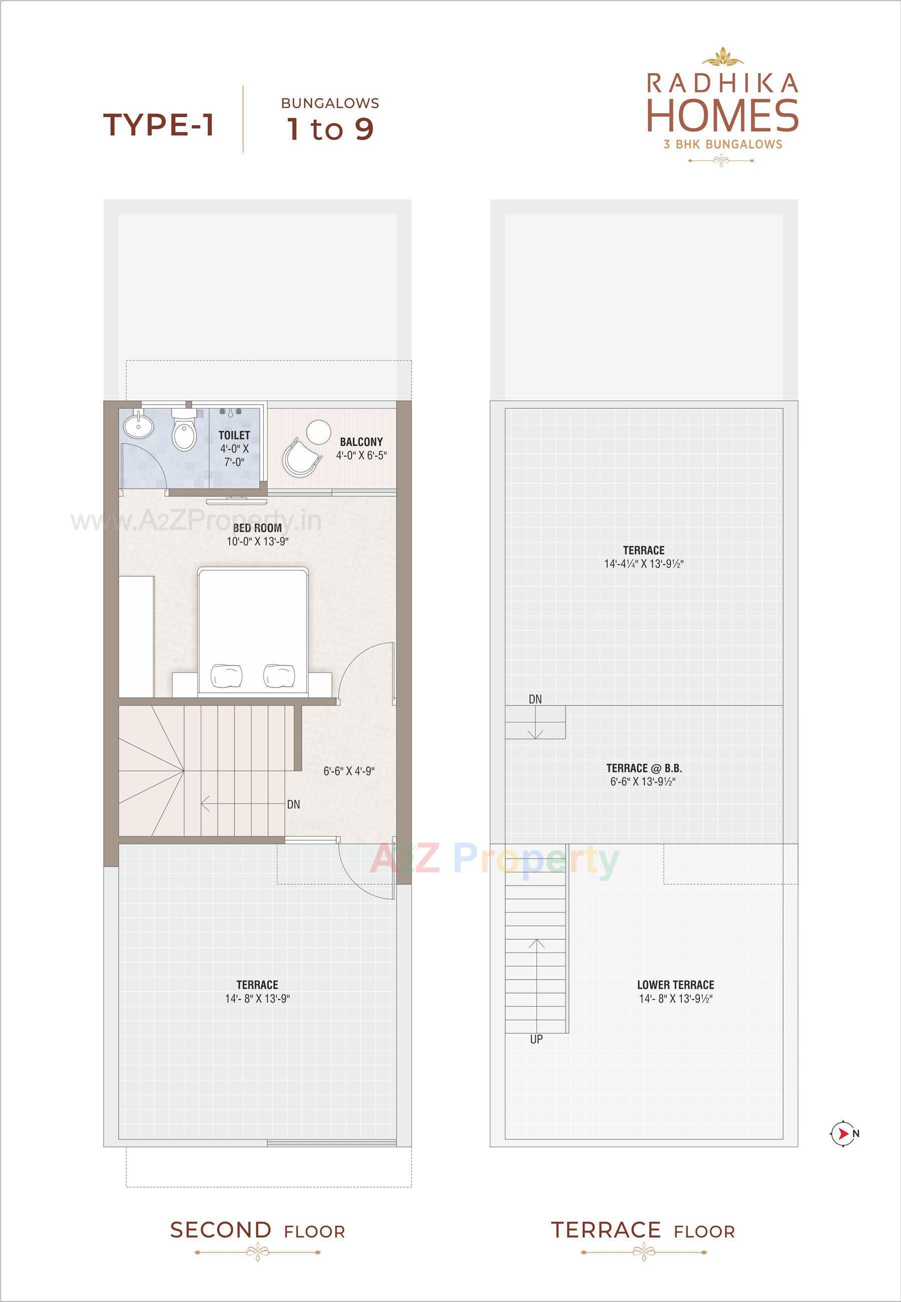 Layout of real estate project Radhika Homes located at Singarwa, Ahmedabad, Gujarat