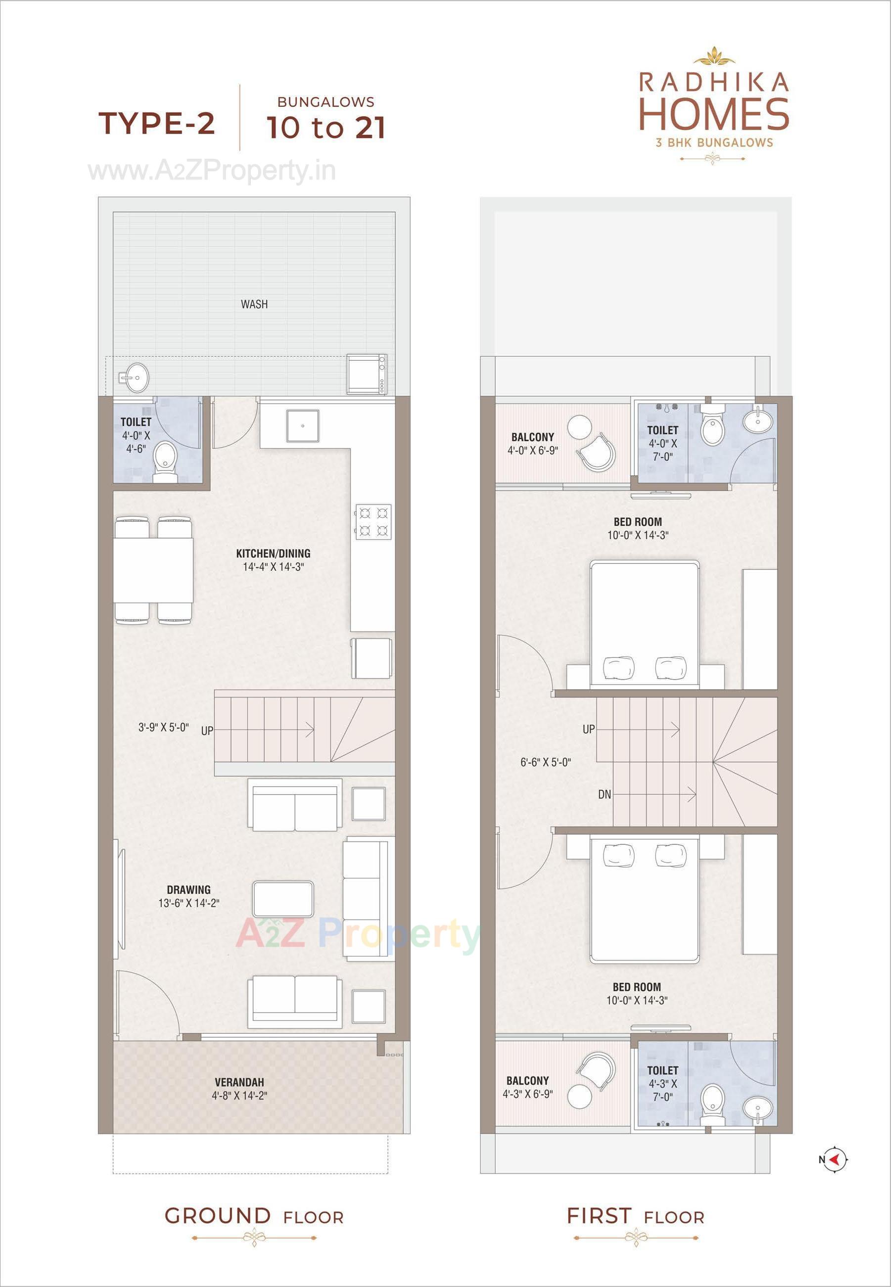 Layout of real estate project Radhika Homes located at Singarwa, Ahmedabad, Gujarat