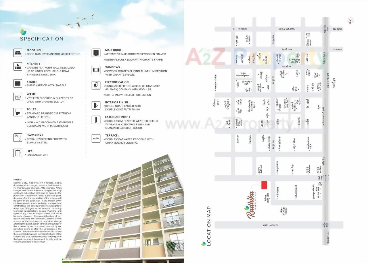 of real estate project Radhika Residency located at Narol, Ahmedabad, Gujarat