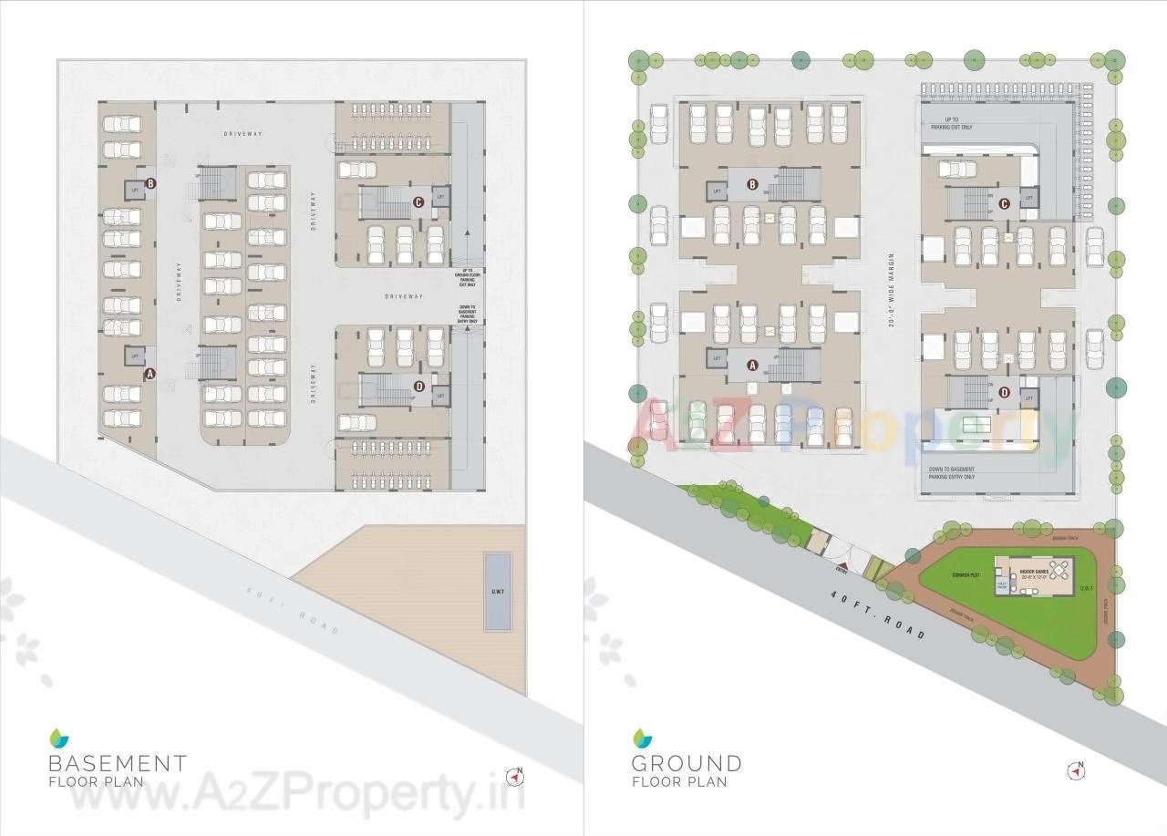 Layout of real estate project Radhika Residency located at Narol, Ahmedabad, Gujarat