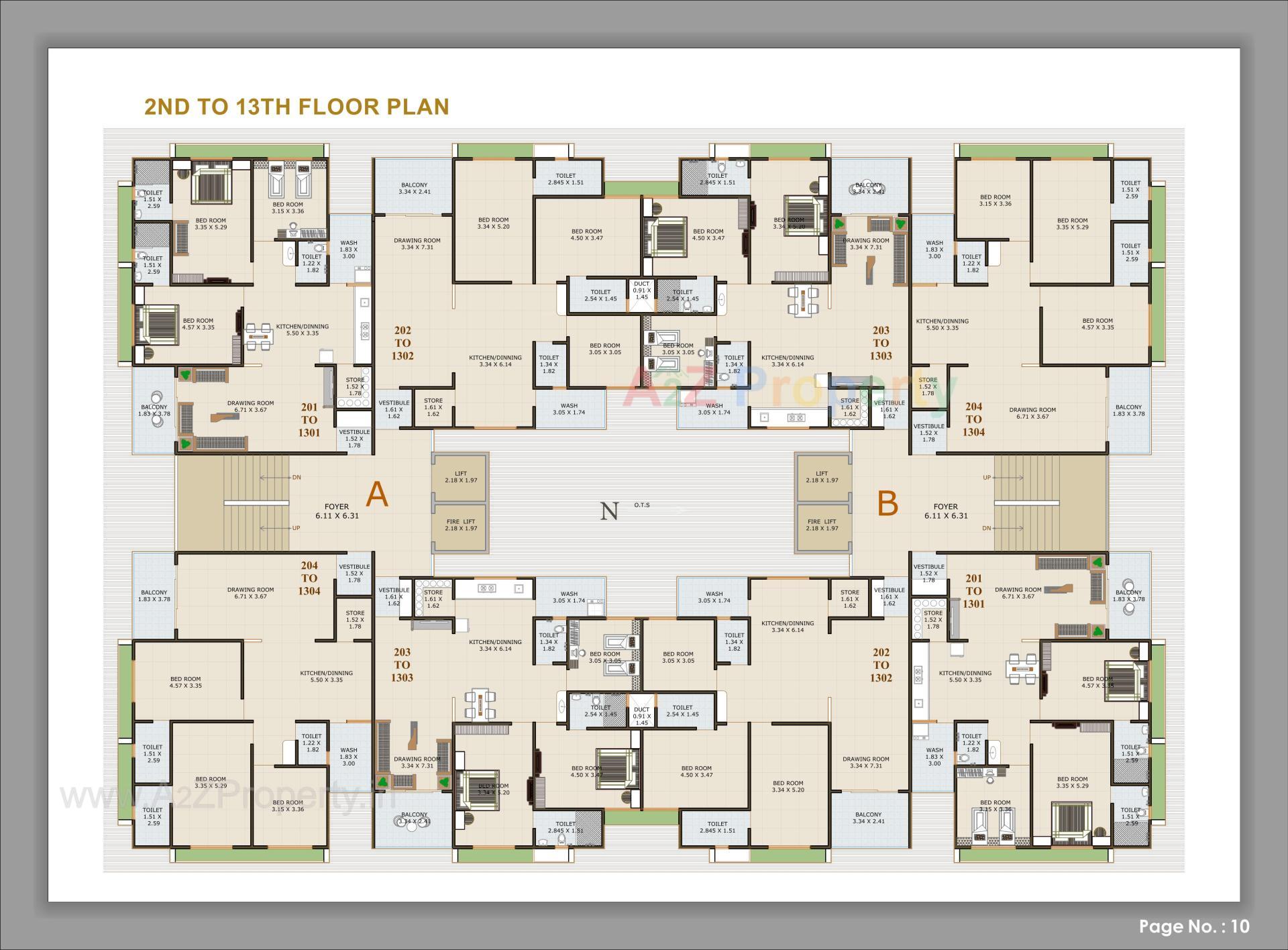 Layout of real estate project Radhika Royal located at Nikol, Ahmedabad, Gujarat