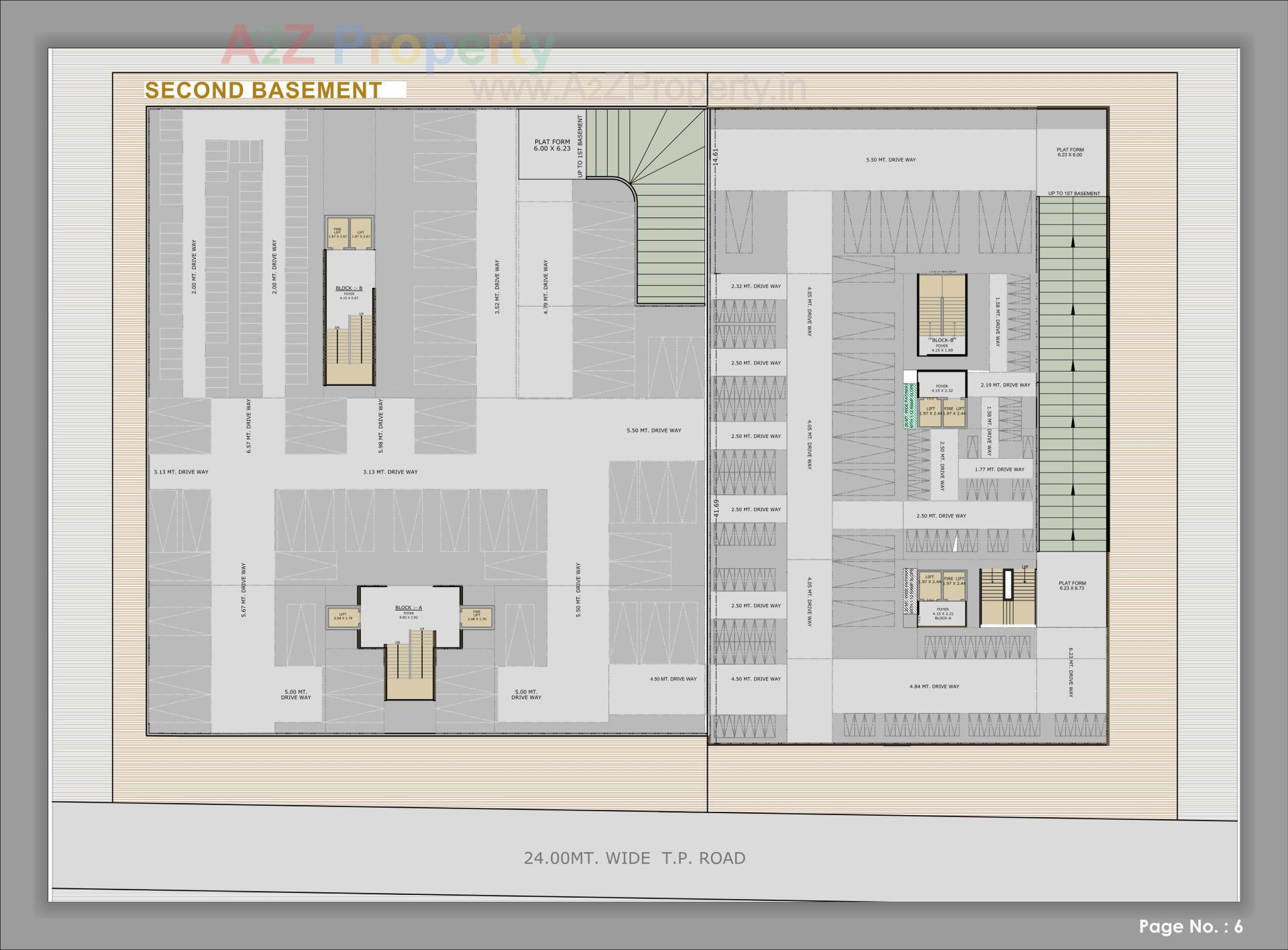 Layout of real estate project Radhika Royal located at Nikol, Ahmedabad, Gujarat