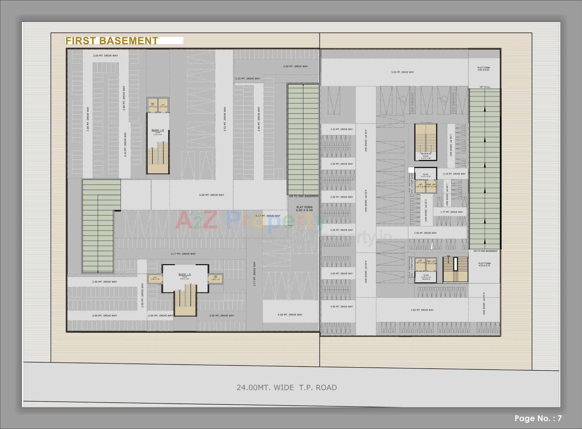 Layout of real estate project Radhika Royal located at Nikol, Ahmedabad, Gujarat