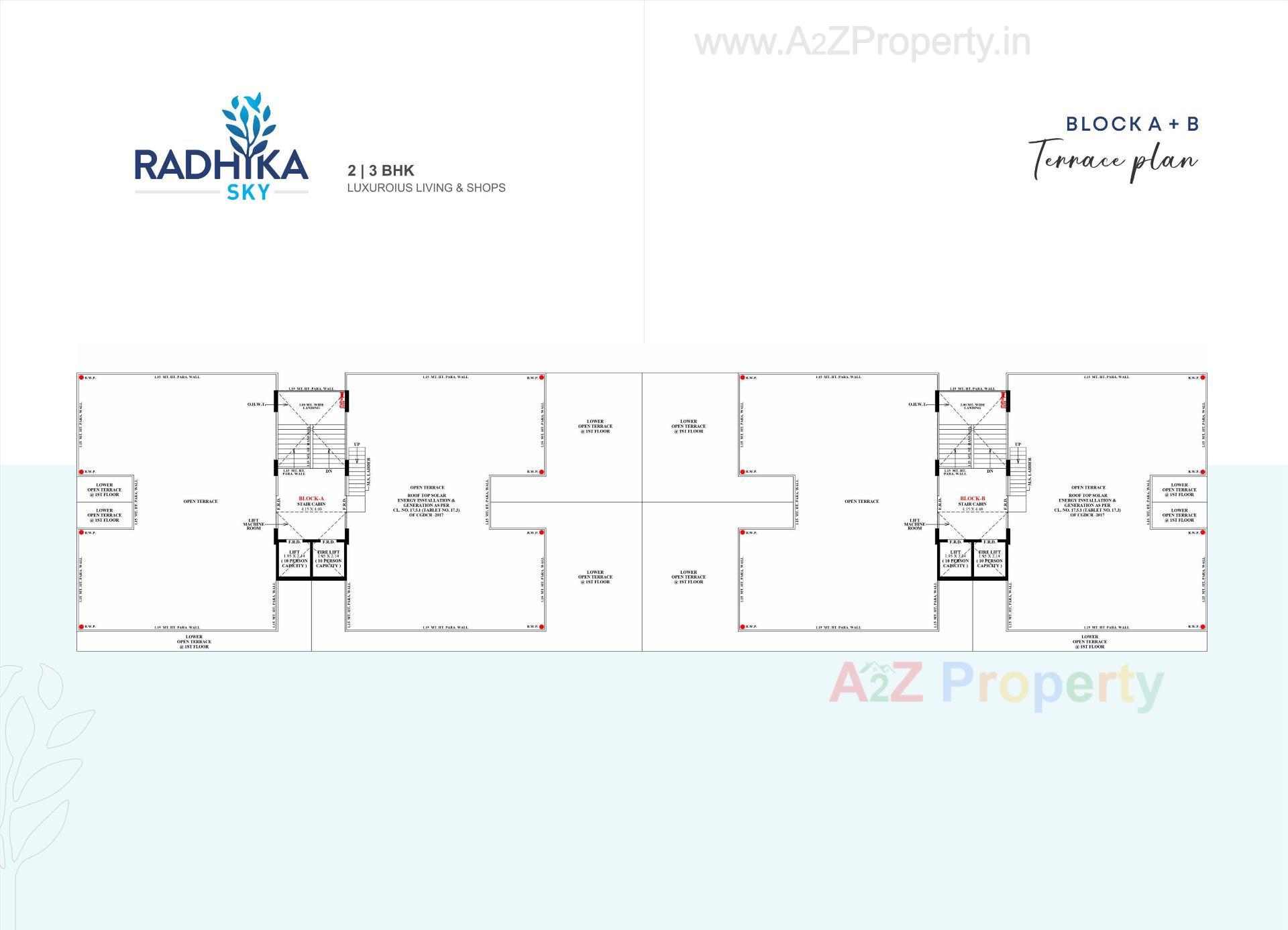 Layout of real estate project Radhika Sky located at Singarva, Ahmedabad, Gujarat