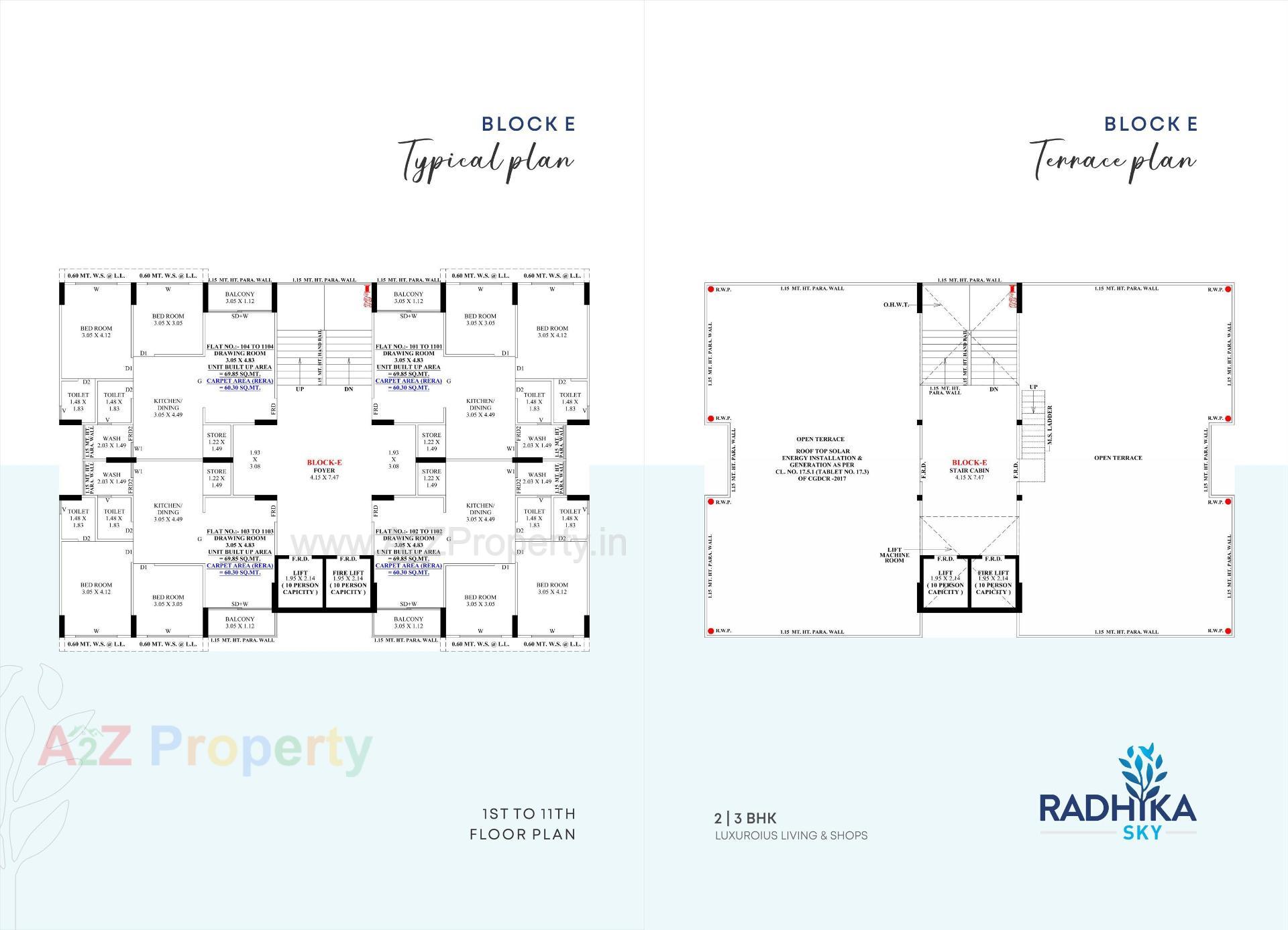 Layout of real estate project Radhika Sky located at Singarva, Ahmedabad, Gujarat