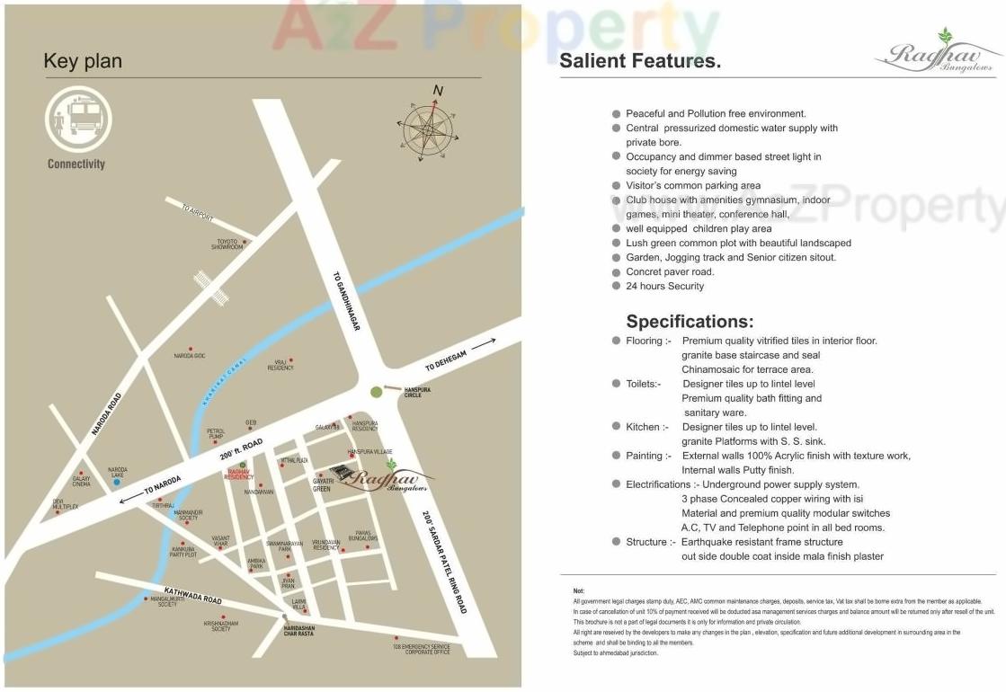  of real estate project Raghav Bungalows located at Hanspura, Ahmedabad, Gujarat