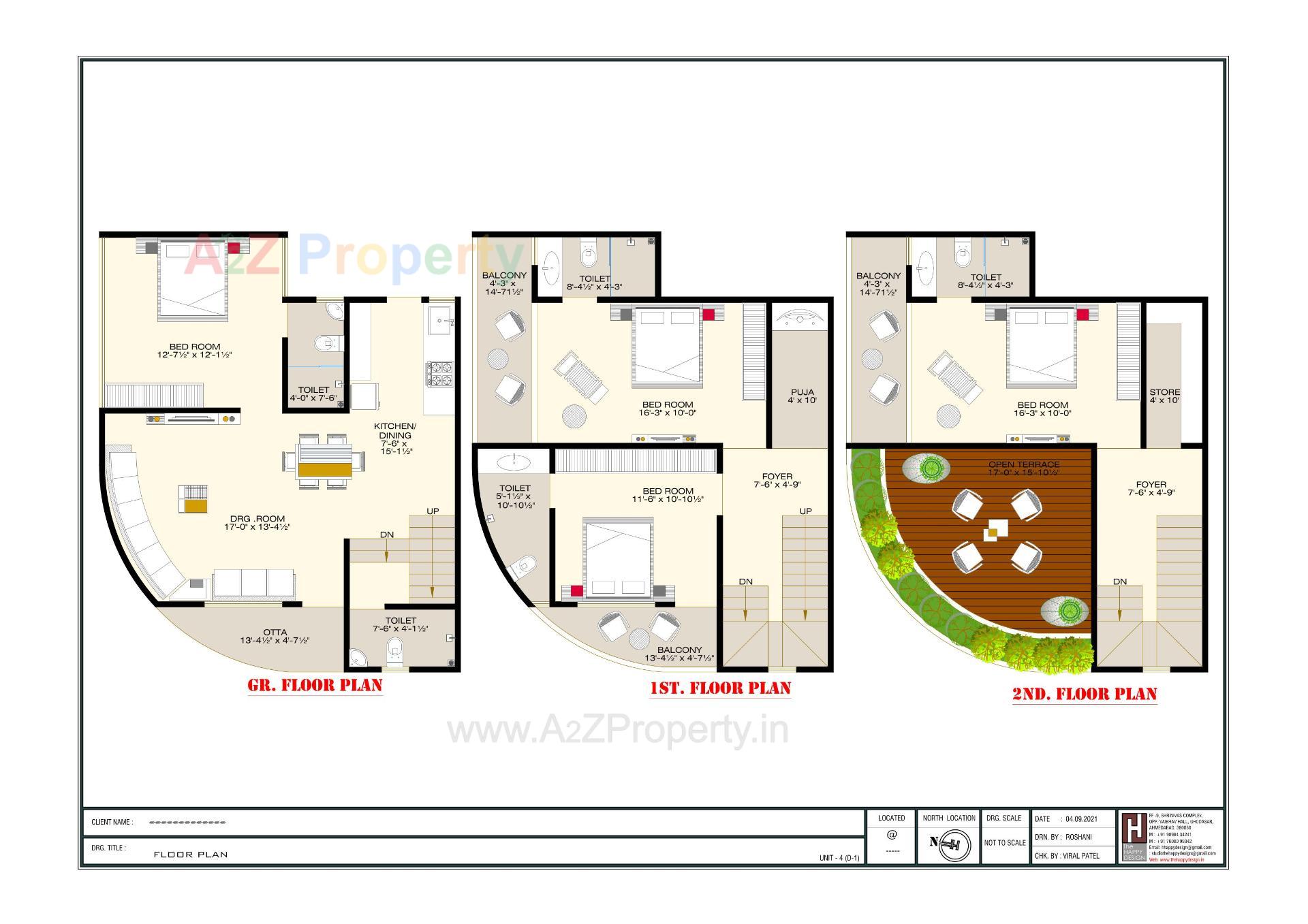Layout of real estate project Rainbow located at Lambha, Ahmedabad, Gujarat