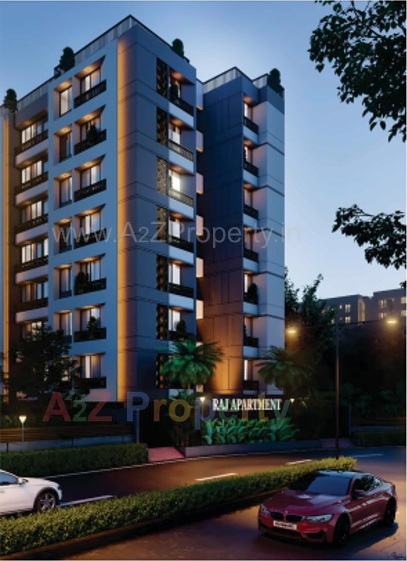 3D Elevation of real estate project Raj Harsh Appartment located at Ahmedabad, Ahmedabad, Gujarat