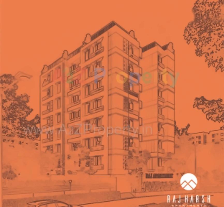 3D Elevation of real estate project Raj Harsh Appartment located at Ahmedabad, Ahmedabad, Gujarat