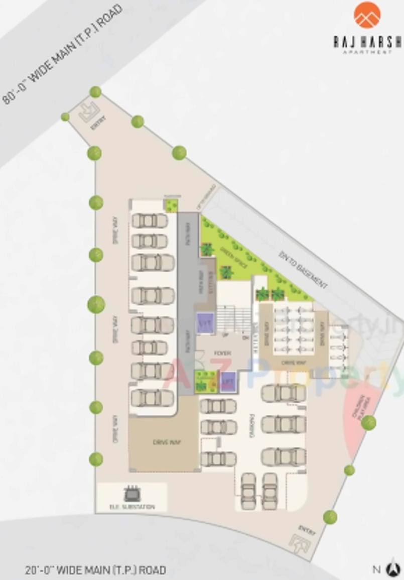  of real estate project Raj Harsh Appartment located at Ahmedabad, Ahmedabad, Gujarat