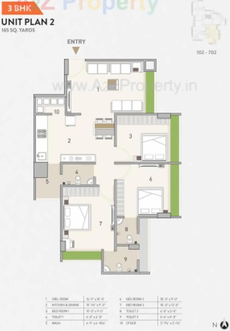 Layout of real estate project Raj Harsh Appartment located at Ahmedabad, Ahmedabad, Gujarat