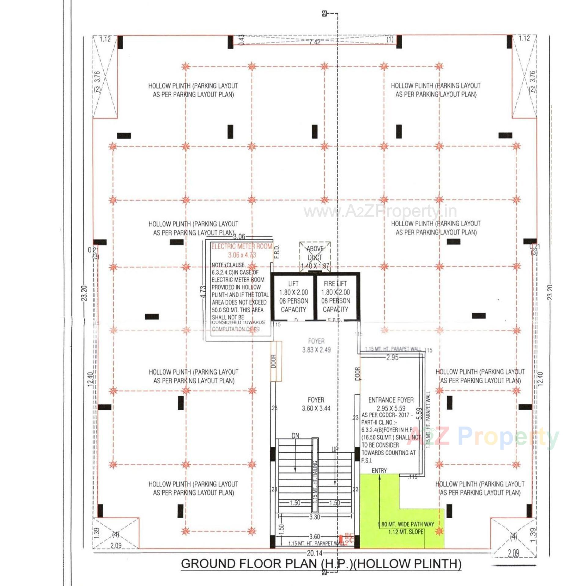 Layout of real estate project Rajharsh Celestial located at Changishpur, Ahmedabad, Gujarat
