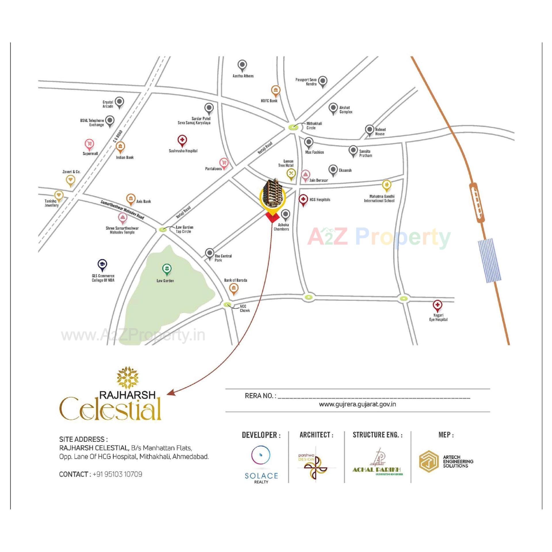  of real estate project Rajharsh Celestial located at Changishpur, Ahmedabad, Gujarat