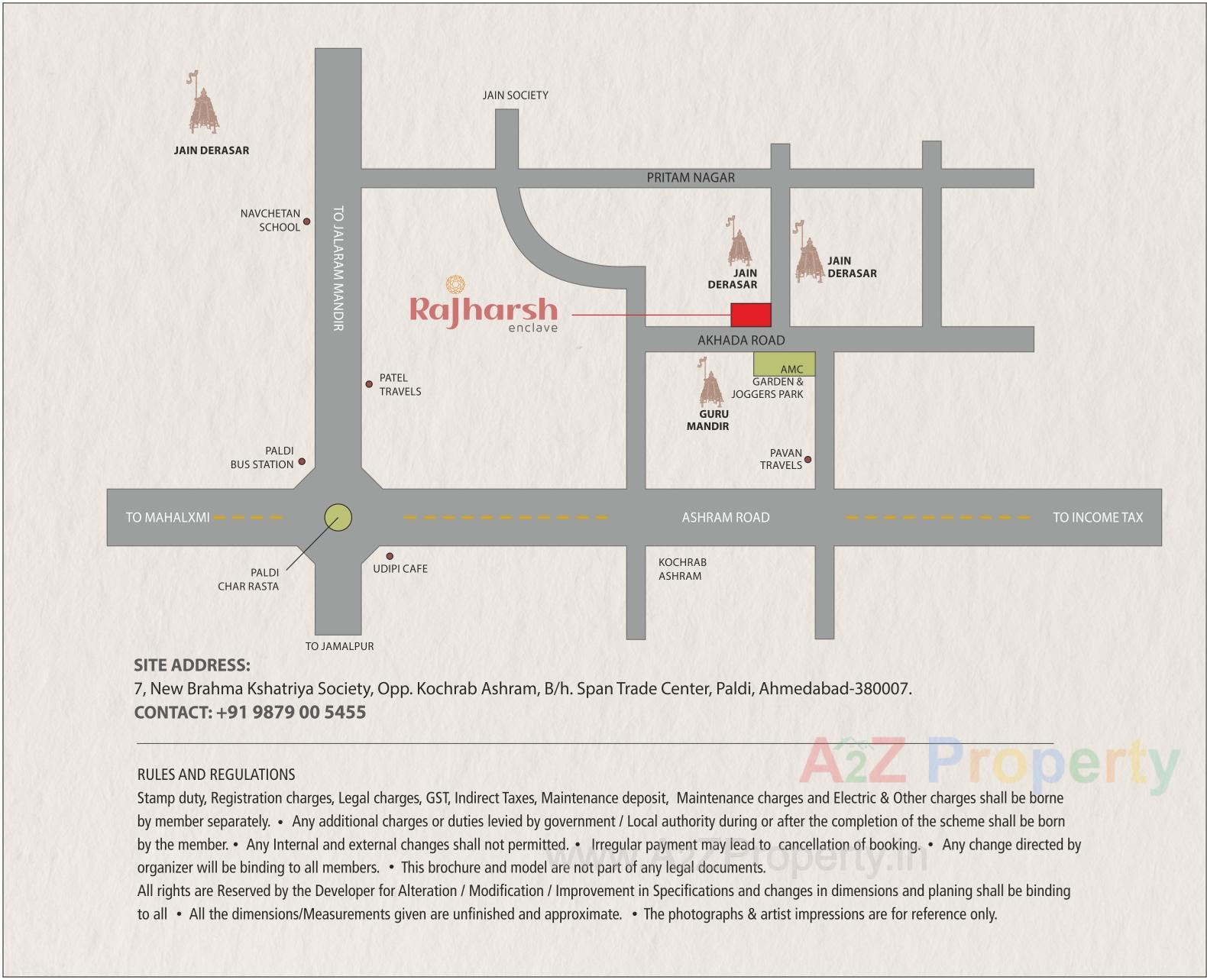  of real estate project Rajharsh Enclave located at Kochrub, Ahmedabad, Gujarat