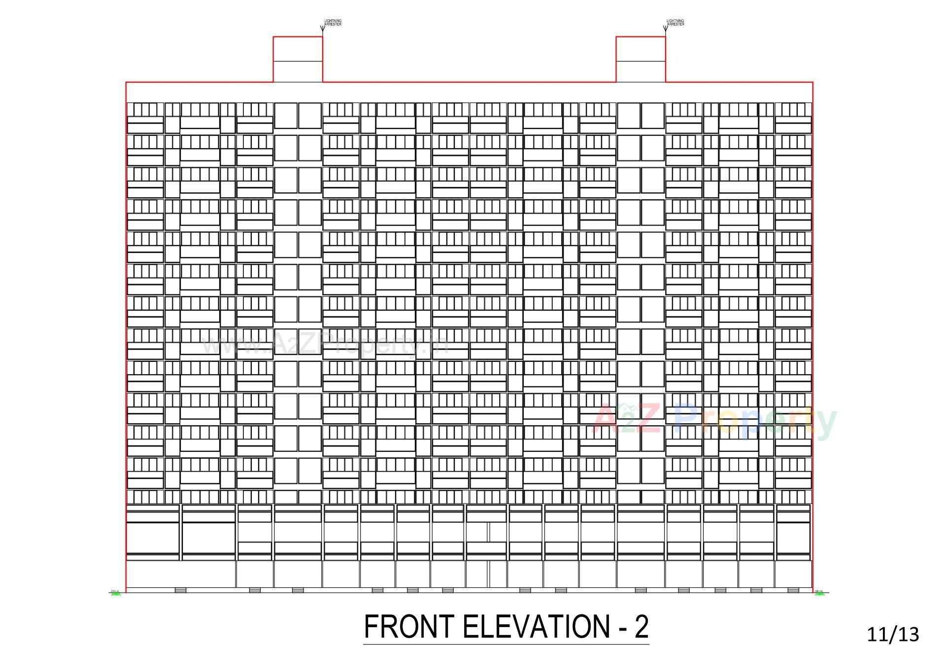 Layout of real estate project Rajshree Regalia located at Jagatpur, Ahmedabad, Gujarat