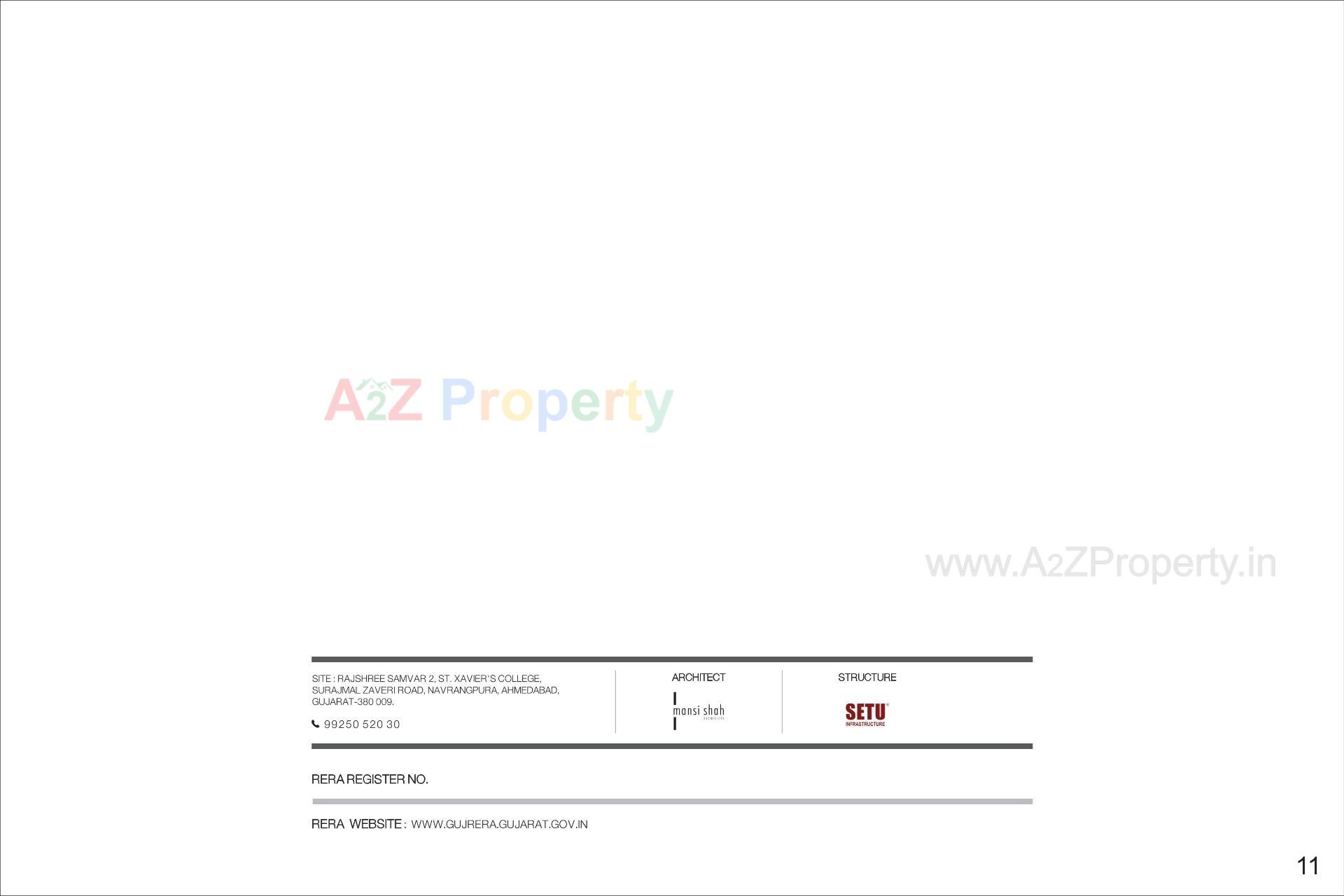  of real estate project Rajshree Samvar located at Kochrab, Ahmedabad, Gujarat