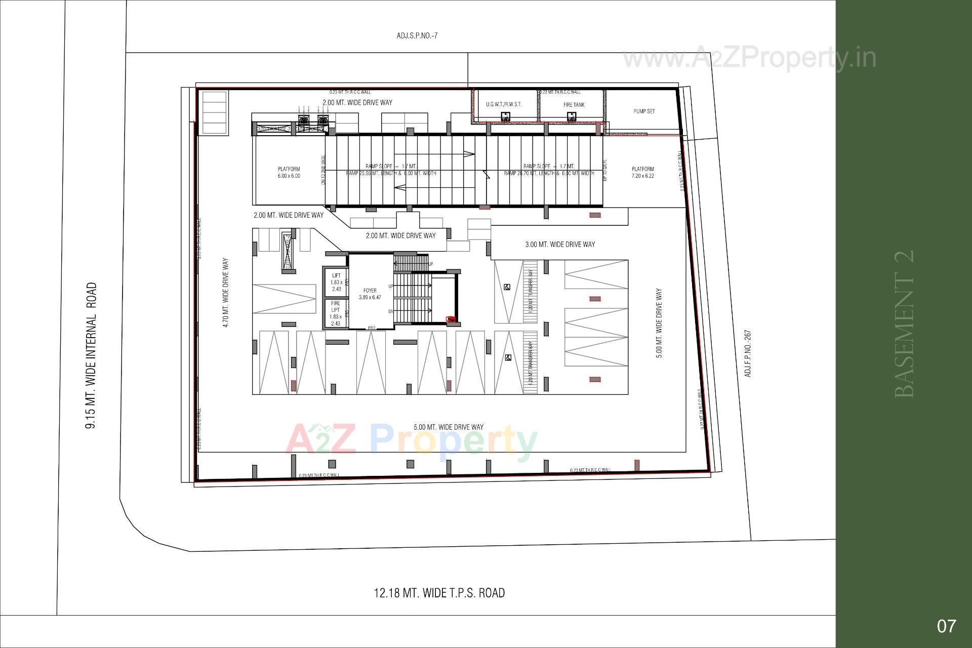 Layout of real estate project Rajshree Samvar located at Kochrab, Ahmedabad, Gujarat