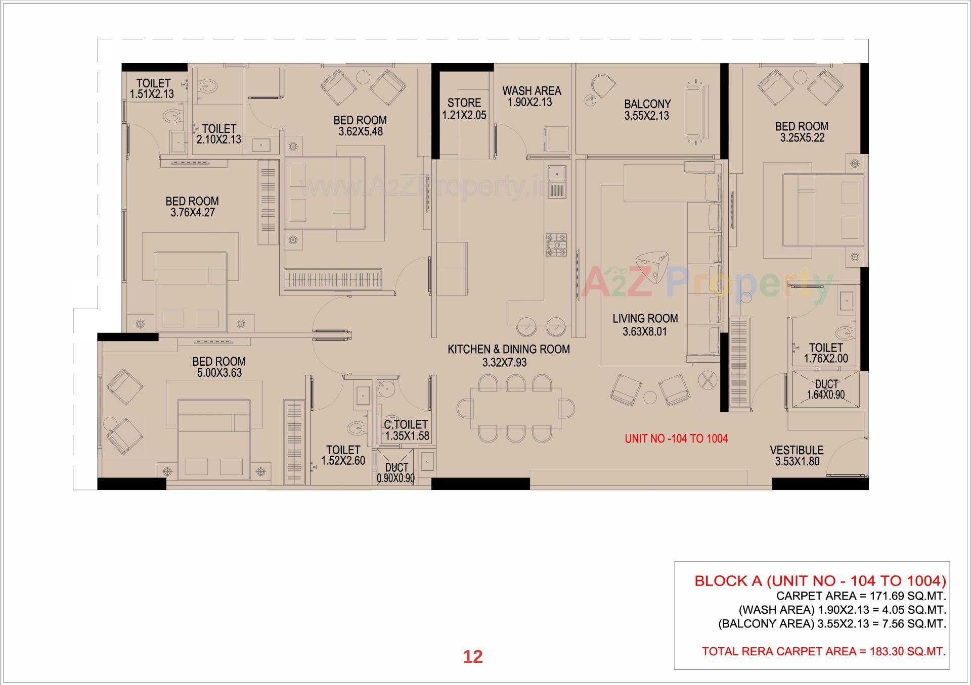 Layout of real estate project Rajul Greens located at Chhadawad, Ahmedabad, Gujarat