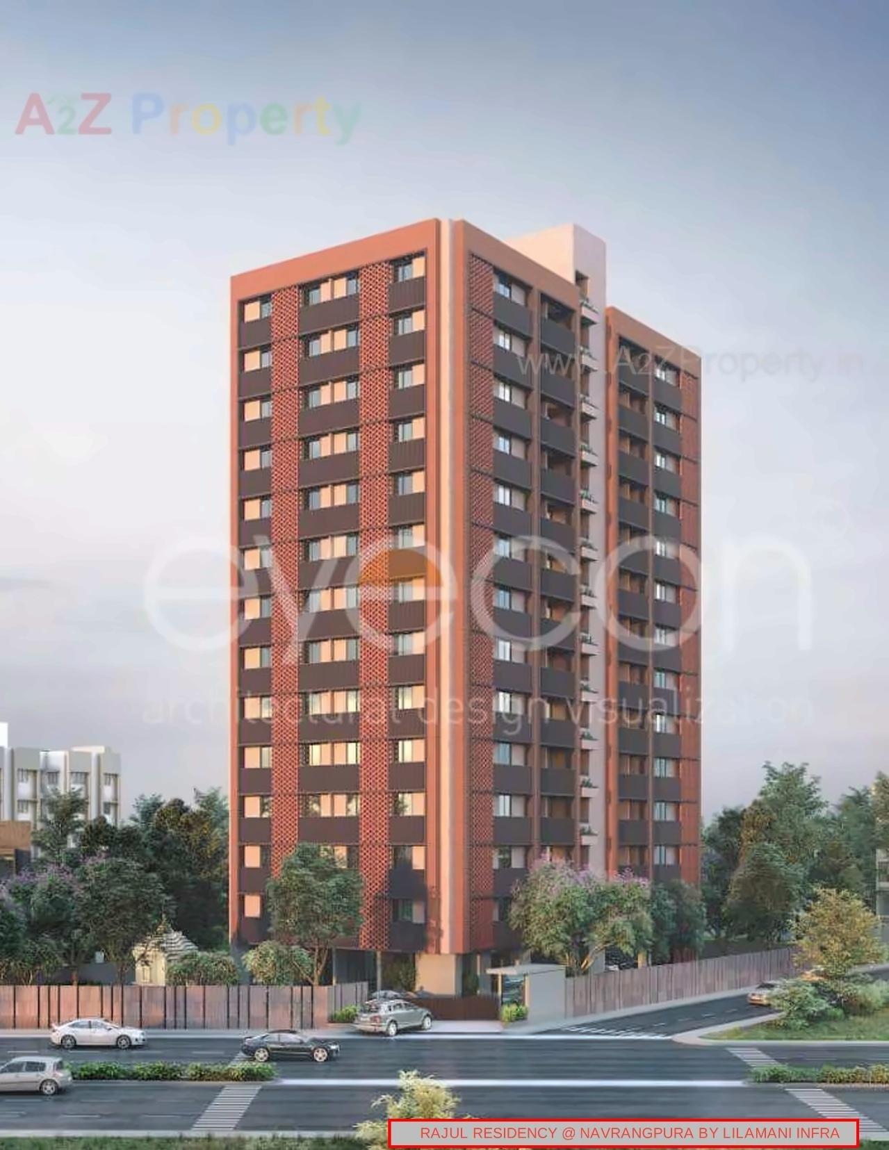 3D Elevation of real estate project Rajul Residency located at Ahmedabad, Ahmedabad, Gujarat