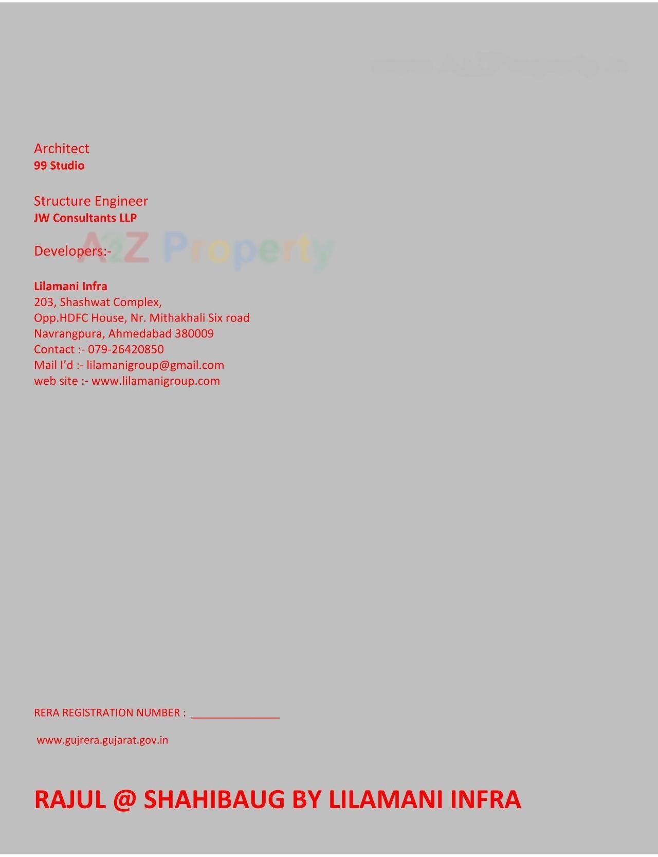  of real estate project Rajul located at Asarwa, Ahmedabad, Gujarat