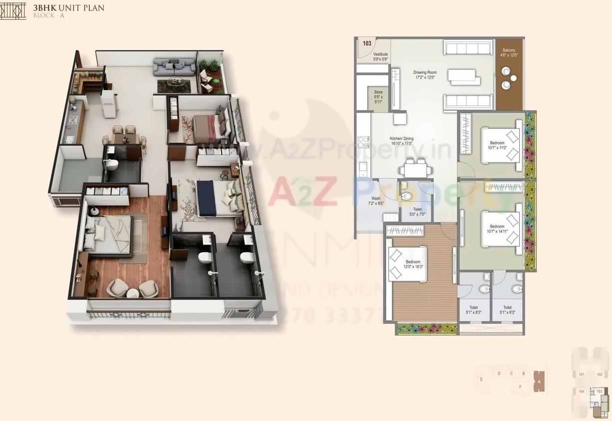 Layout of real estate project Rajvi Elegance located at Nikol, Ahmedabad, Gujarat