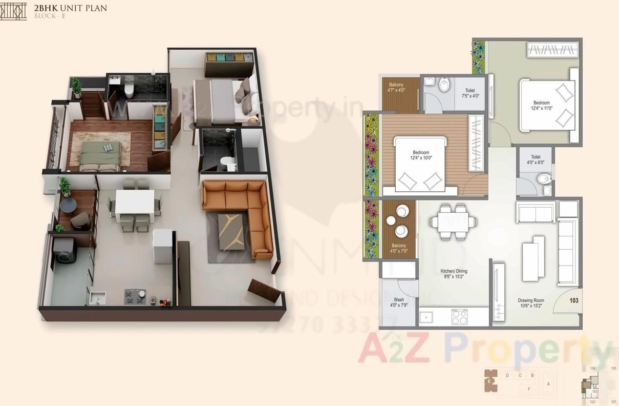 Layout of real estate project Rajvi Elegance located at Nikol, Ahmedabad, Gujarat