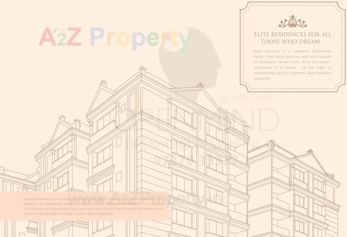  of real estate project Rajvi Elegance located at Nikol, Ahmedabad, Gujarat