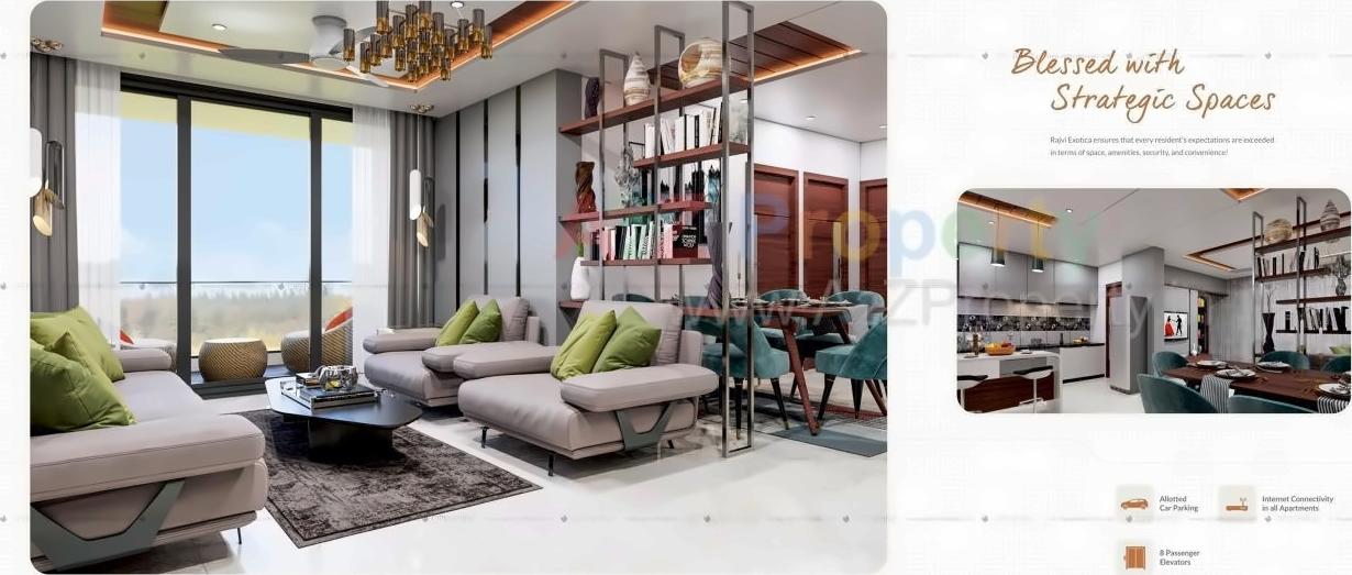 3D Elevation of real estate project Rajvi Exotica located at Ahmedabad, Ahmedabad, Gujarat